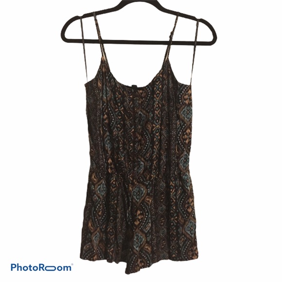 FOREVER 21 BOHO ROMPER - Picture 1 of 4